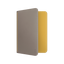 Uniq Belmont Passport Holder With RFID Blocking - Flint Grey / Canary Yellow