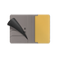 Uniq Belmont Passport Holder With RFID Blocking - Flint Grey / Canary Yellow