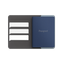Uniq Belmont Passport Holder With RFID Blocking With Apple's Find My - Charcoal / Washed Blue