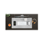 Uniq Hagen Reversible Smart Organization Desk Mat - Canary Yellow / Chalk Grey