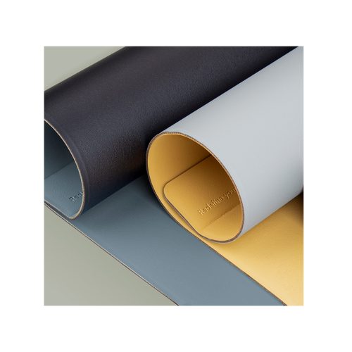 Uniq Hagen Reversible Smart Organization Desk Mat - Canary Yellow / Chalk Grey