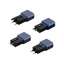 Energea TravelGo 2 Port USB-C 45W PD Travel Adapter - Blue Black