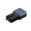 Energea TravelGo 2 Port USB-C 45W PD Travel Adapter - Blue Black