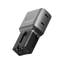 Energea TravelGo 2 Port USB-C 45W PD Travel Adapter - Gunmetal Black