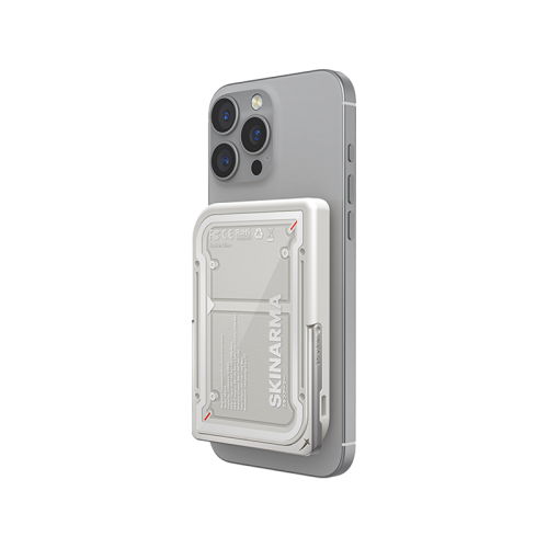 SkinArma Mecha Nexus USB-C 5000mAh Power Bank Built-In Kick Stand - Grey