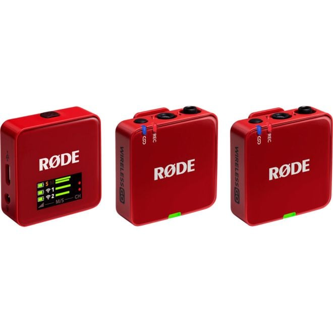 RODE WIGOIII Wireless Go Compact  Microphone System (Gen-3) - Red