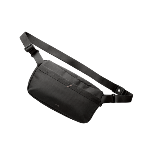 Uniq Denver Canvas Crossbody Bag (5L) - Midnight Black