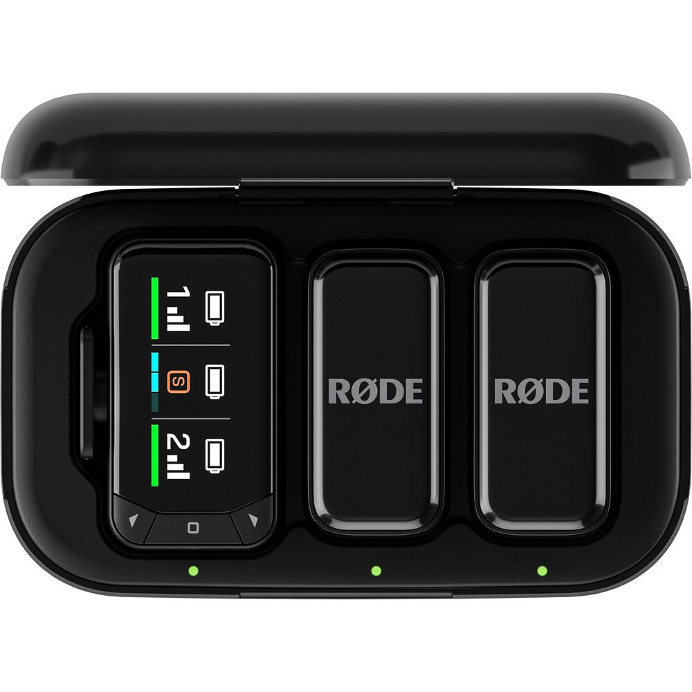 RODE Wireless Micro 2-person Ultracompact Wireless Microphone Pro For Camera And Mobile - Black