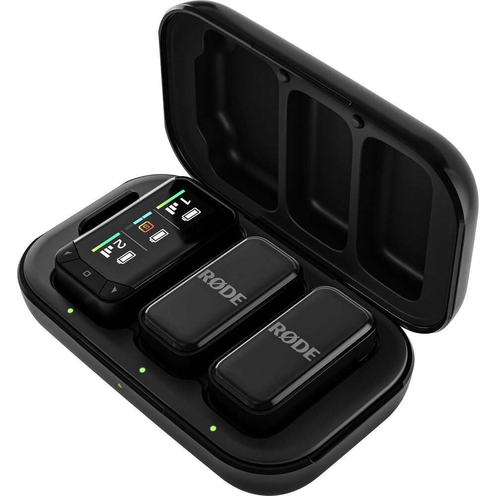 RODE Wireless Micro 2-person Ultracompact Wireless Microphone Pro For Camera And Mobile - Black