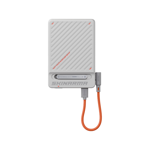SkinArma ARC USB-C 20W 10000mAh Magnetic PowerBank With Integrated Stand - Light Grey