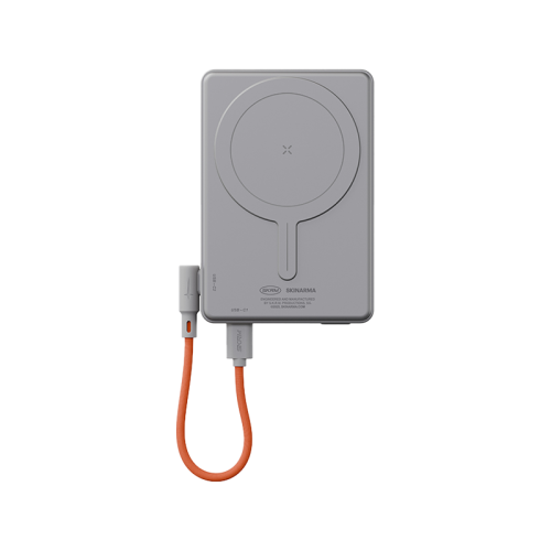 SkinArma ARC USB-C 20W 10000mAh Magnetic PowerBank With Integrated Stand - Light Grey