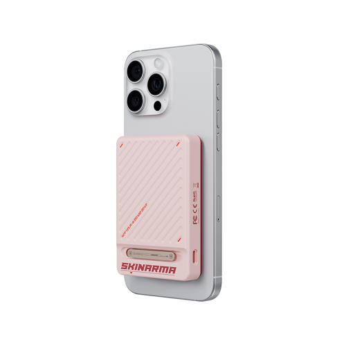 SkinArma ARC USB-C 20W 10000mAh Magnetic PowerBank With Integrated Stand - Pink