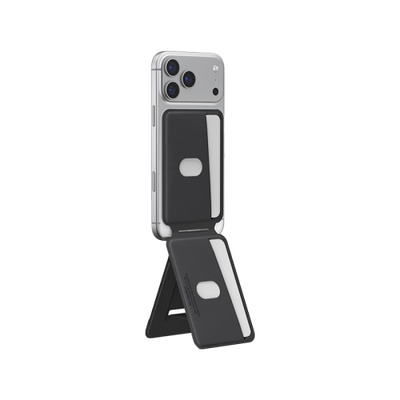 SkinArma Axis Foldable Tripod Magnetic Card Holder - Charcoal