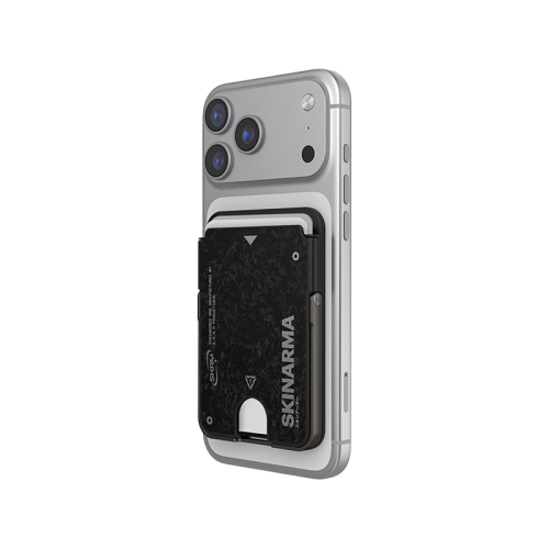 SkinArma Vektor Magnetic Card Holder With Smart Kick Stand - Onyx