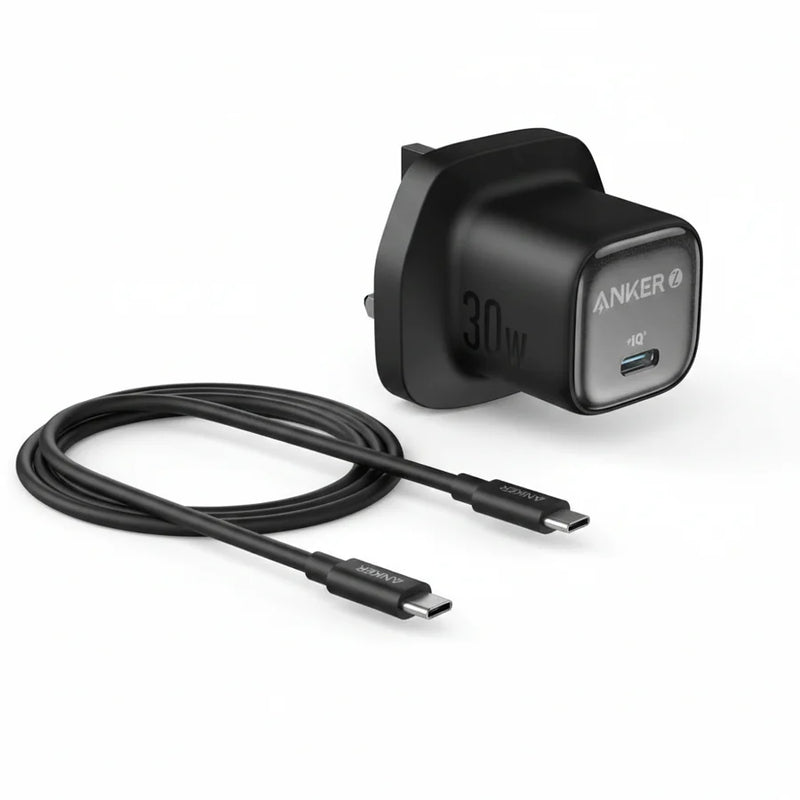 Anker Zolo Charger with Cable - 30W / USB-C / 0.9 Meter / Black