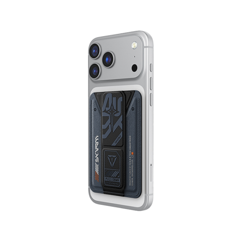 SkinArma Kado Phantom Wallet Mag-Charge Card Holder With Grip Stand - Navy