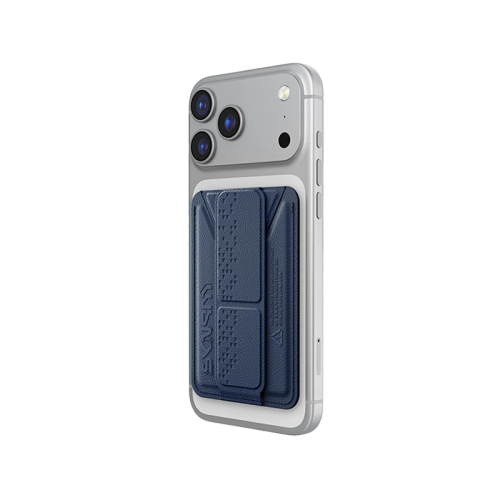 SkinArma Kado Phantom Wallet Mag-Charge Card Holder With Grip Stand - Blue
