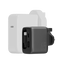 Energea Ampcharge Arc 65 1-Port USB-C, 1-Port USB-A & 1-USB-C Retractable Cable 65W GaN Wall Charger - Gunmetal