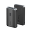 Energea MagPac Pro 35s With MagSafe Compatible Semi Solid State Power Bank With Built-in Cable and Stand 10000mAh - Gunmetal / Black