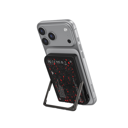 SkinArma Vektor 20W PD 5000mAh Magnetic Power Bank With Smart Kick Stand - Black