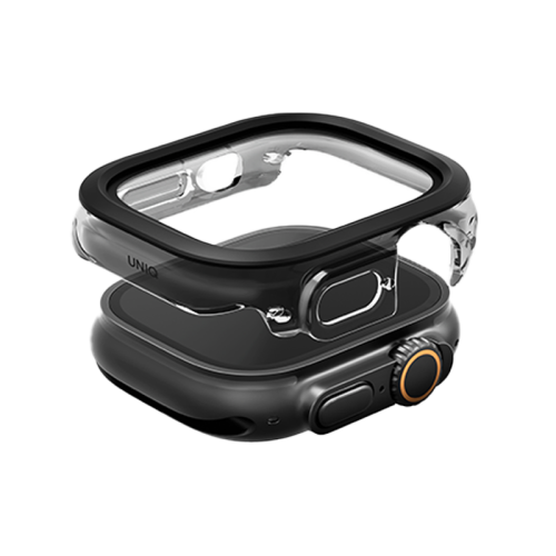 Uniq Voute Watch Case With Screen Protection for Apple Watch Ultra 49mm - Jet Black