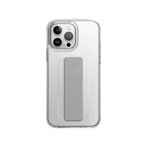 Uniq Hybrid Heldro Mount Series Case for iPhone 14 Pro Max - Lucent Clear