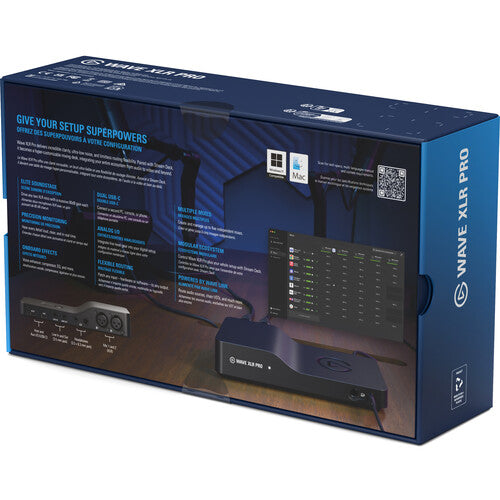 Elgato Wave XLR Pro USB-C Audio Interface - Black