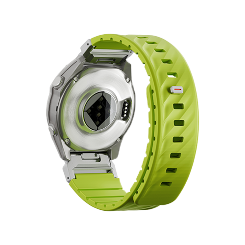 Uniq Fluo Magnetic Smart Watch Strap with Removable Connector For Garmin Watch 26mm Lug - Dark Lime
