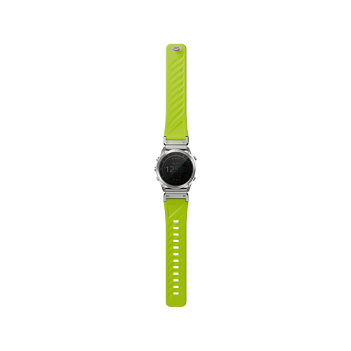 Uniq Fluo Magnetic Smart Watch Strap with Removable Connector For Garmin Watch 26mm Lug - Dark Lime