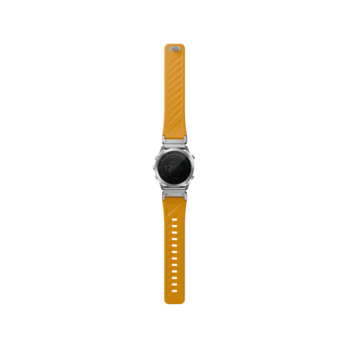 Uniq Fluo Magnetic Smart Watch Strap with Removable Connector For Garmin Watch 26mm Lug - Pale Orange