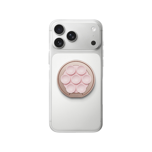 Uniq Coehl Luna Magnetic Suction Kickstand With Mirror - Cloud Pink