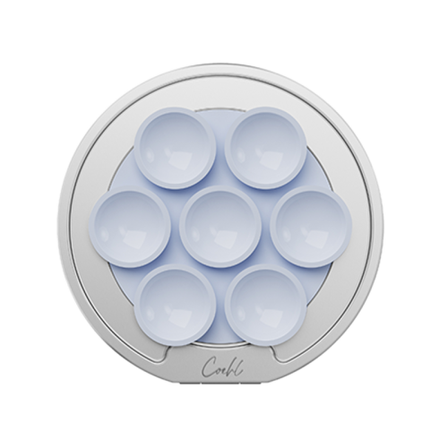 Uniq Coehl Luna Magnetic Suction Kickstand With Mirror - Dewdrop Blue
