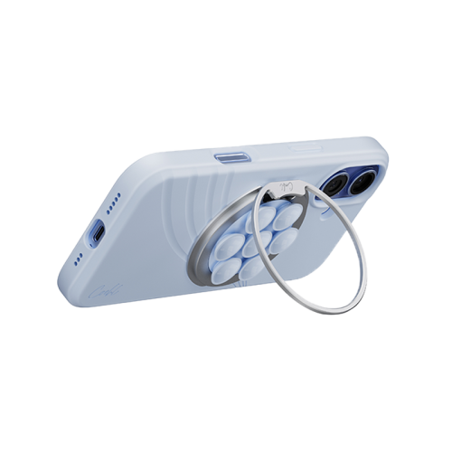 Uniq Coehl Luna Magnetic Suction Kickstand With Mirror - Dewdrop Blue