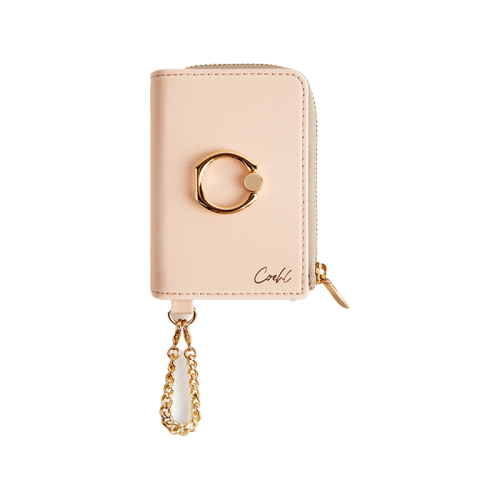 Uniq Coehl Mirelle Magnetic Wallet with Wrist Strap- Shell Pink
