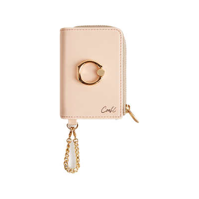 Uniq Coehl Mirelle Magnetic Wallet with Wrist Strap- Shell Pink