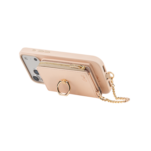 Uniq Coehl Mirelle Magnetic Wallet with Wrist Strap- Shell Pink