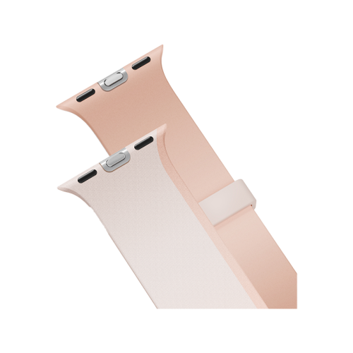 Uniq Revix IV Reversible Magnetic Strap For Apple Watch 42/41/40mm - Petal Pink/ Misty Rose