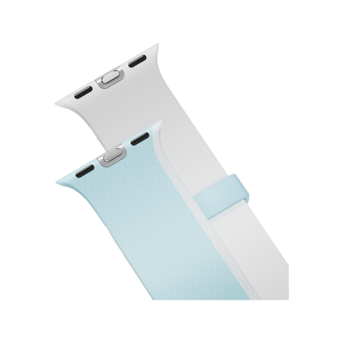 Uniq Revix IV Reversible Magnetic Strap For Apple Watch 42/41/40mm - Soft Cloud/ White