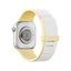 Uniq Revix IV Reversible Magnetic Strap For Apple Watch 42/41/40mm - White/ Butter Yellow