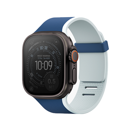 Uniq Revix IV Reversible Magnetic Strap For Apple Watch 49/46/45/44mm - Marine Blue/ Pale Aqua