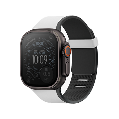 Uniq Revix IV Reversible Magnetic Strap For Apple Watch 49/46/45/44mm - Mist Grey/ Black