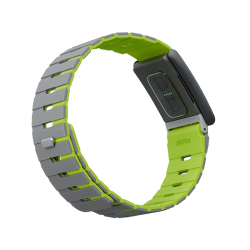 SkinArma Gemini Magnetic Watch Band for Whoop 5.0 - Lime Green