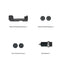 eufyMake Rotary Printing Attachment for UV Printer E1 -Black