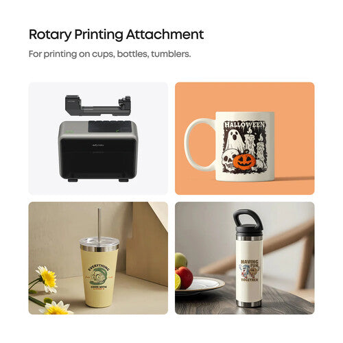 eufyMake Rotary Printing Attachment for UV Printer E1 -Black