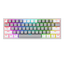 Redragon FIZZ PRO K616GW-RGB 3-Mode Mechanical Gaming Keyboard - Grey/White