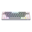 Redragon FIZZ PRO K616GW-RGB 3-Mode Mechanical Gaming Keyboard - Grey/White