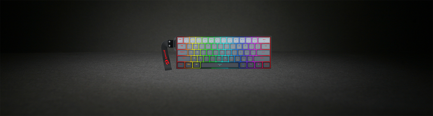 Redragon K617GGB-RG-MP 8K Rapid Trigger Magnetic Switch Gaming Keyboard