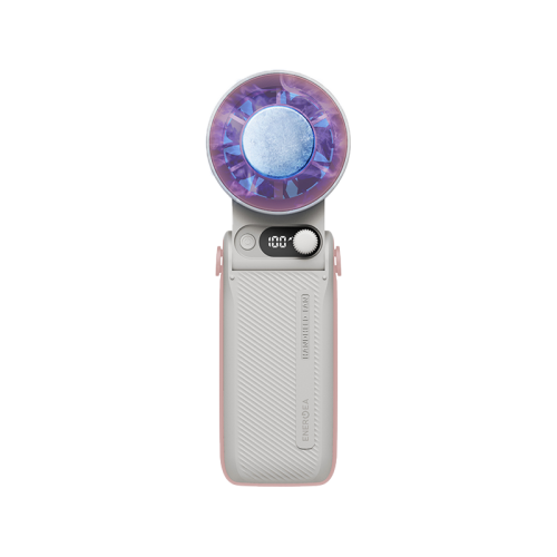 Energea AirMate Chill Adjustable Portable Handheld Fan - 6000mAh / 12W  / Sand Pink