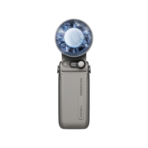 Energea AirMate Chill Adjustable Portable Handheld Fan - 6000mAh / 12W  / Slate Grey