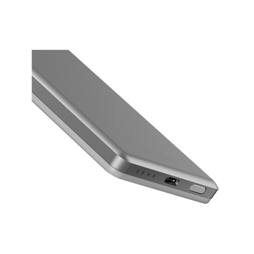 Energea AluPac Mini Aluminum MagSafe Power Bank - 5000mAh / USB-C / Natural Titanium